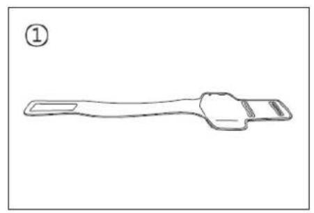 LENCO Podo-153 - Tragen des Armbands: - 1