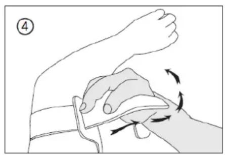 LENCO Podo-153 - Wear the armband: - 4