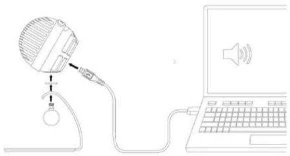 SHURE MV5C - Hören über den Computerausgang - 1