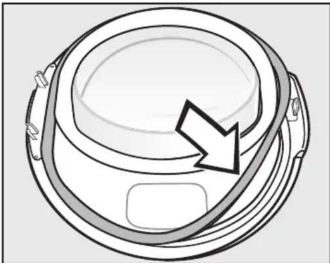 MIELE TWF660 WP - Tür montieren - 1