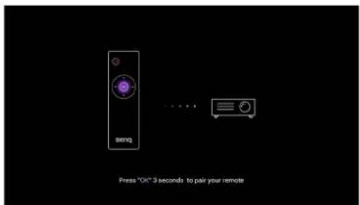 BENG Press "OK" 3 seconds to pair your remote