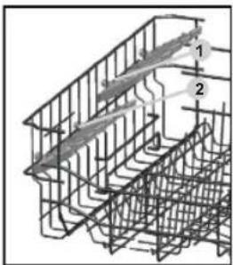 ETNA VW647M - Height adjustment upper basket - 2