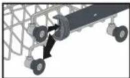 ETNA VW247M - Height adjustment upper basket - 1