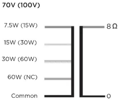 SONANCE PS-60XF - WIRING DIAGRAM AND TAP WIRES - 2