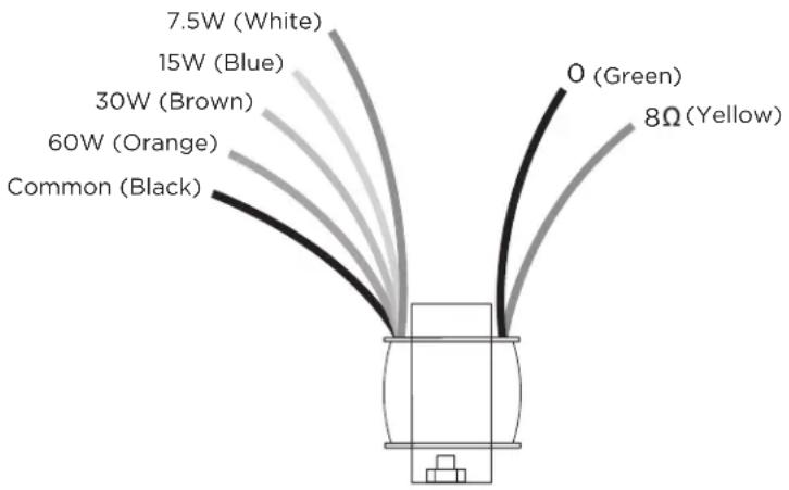 SONANCE PS-60XF - WIRING DIAGRAM AND TAP WIRES - 1