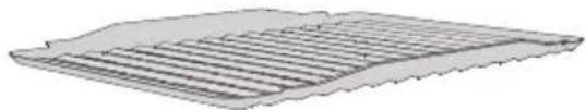 MIELE H 7262 B - Grill- und Bratblech HGBB 71 - 1