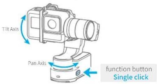 FeiyuTech WG2 - Set rotation end position (4) Start auto rotation movements - 1