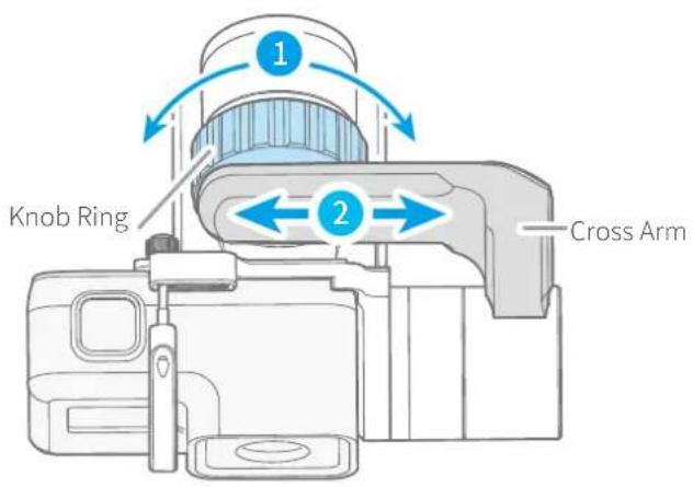 FeiyuTech WG2 - Balance the Gimbal (Before power on) - 1
