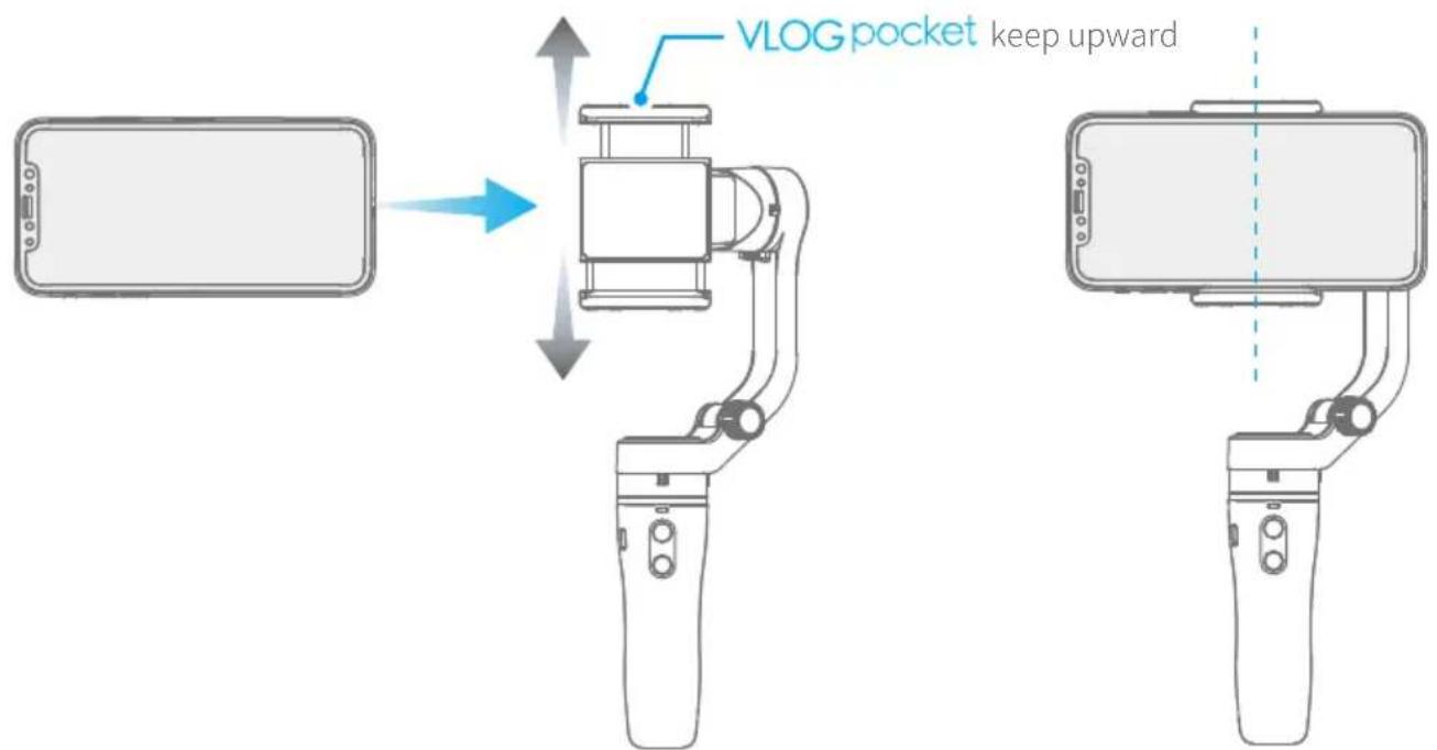 FeiyuTech VLOG Pocket - Smartphone Installation - 1