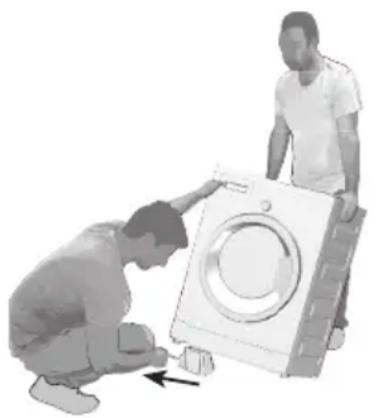 BEKO WTK72011 - Removing packaging reinforcement - 1