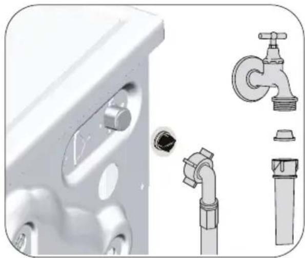 BEKO WTK72011 - Cleaning the water intake filters - 1
