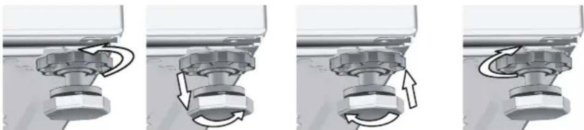 BEKO WTK72011 - Adjusting the feet - 2