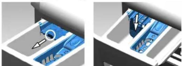 BEKO WTK72011 - If the product is equipped with a liquid detergent part: - 1