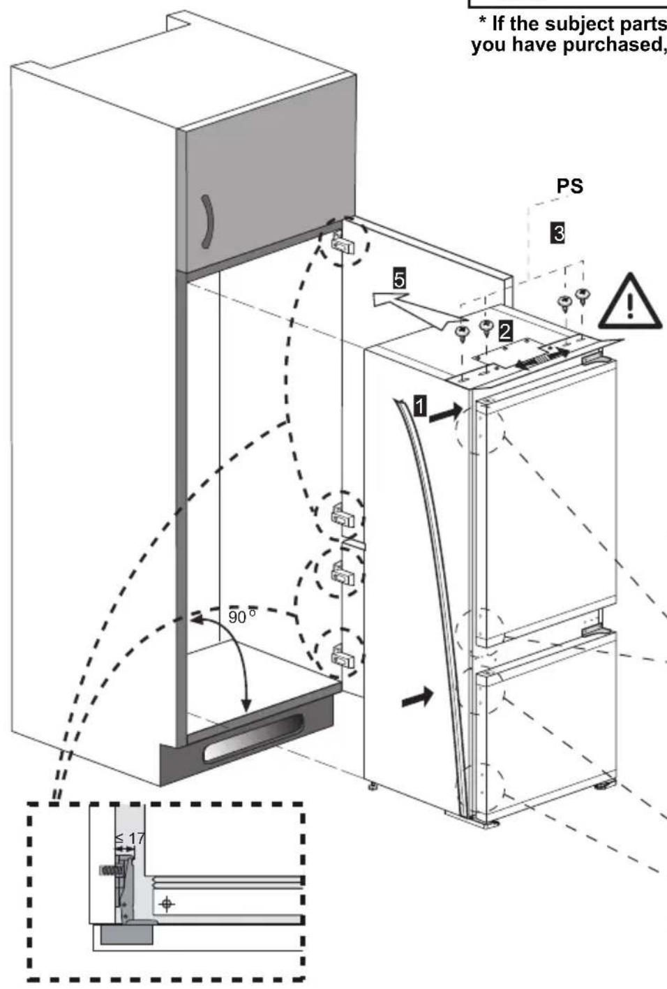 BEKO BCFV7030 - Adjusting the legs - 5