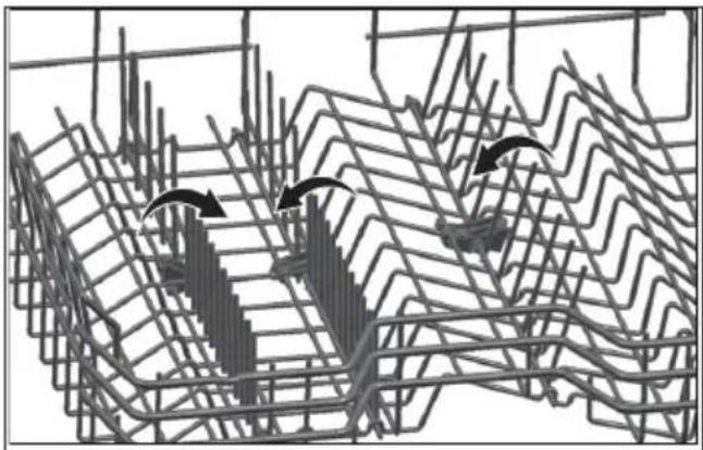 BEKO DIN15320 - Collapsible upper basket wires - 1