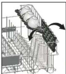 BEKO DIN15C20 - Upper basket height adjustable rack - 1