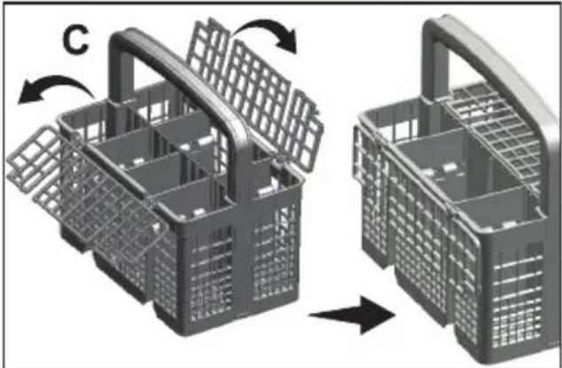 BEKO DIN15C20 - Cutlery basket - 2