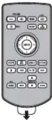 PIONEER DMH-Z5350BT - Preparing the remote control - 1