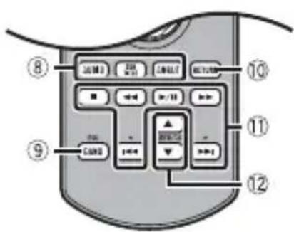 PIONEER DMH-Z5350BT - Remote control - 2