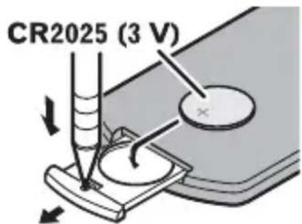 PIONEER DMH-Z5350BT - Preparing the remote control - 2