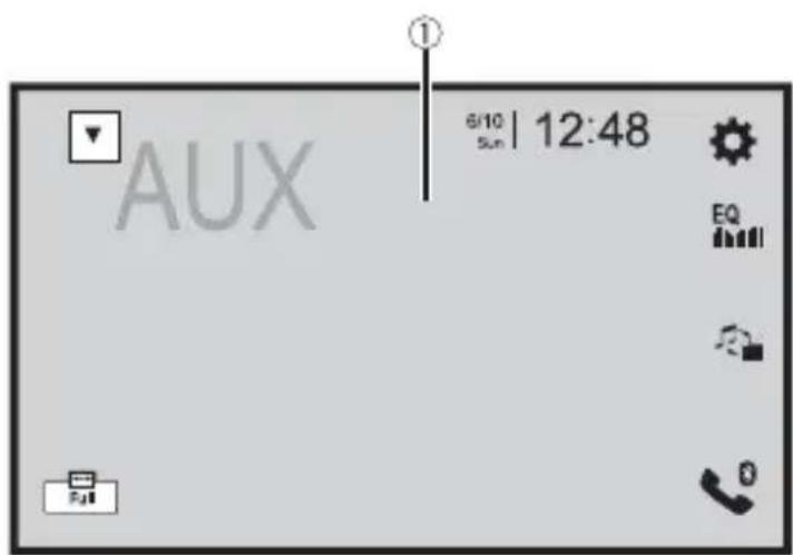 PIONEER DMH-Z5350BT - AUX screen - 1