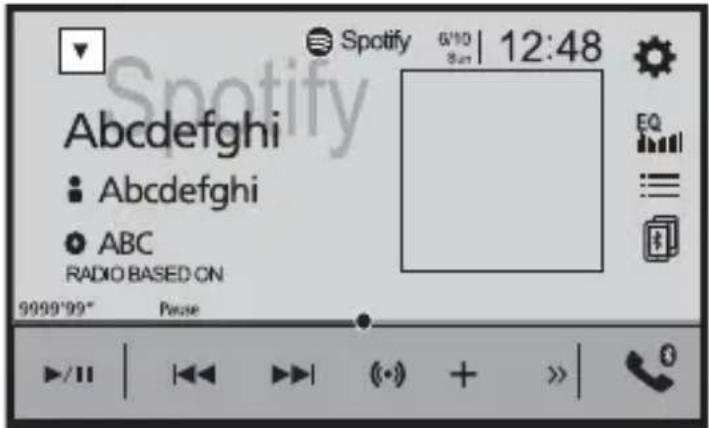 PIONEER DMH-Z5350BT - Playback screen 2 (Track) - 5