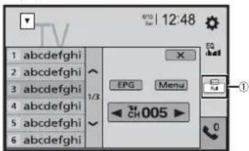 1 abcdefghi 2 abcdefghi 3 abcdefghi 4 abcdefghi 5 abcdefghi 6 abcdefghi 1/3 EPG Menu CH005 EQ haf ① 0
