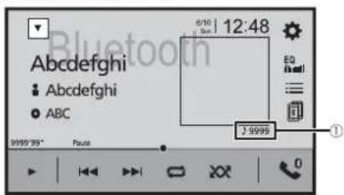 Bluetooth 6:10 | 12:48 ABC 9999'99" Pause J9999