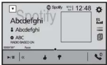 Spotify 6:30 | 12:48 Abcdefghi Abcdefghi ABC RADIO BASED ON 9999'99" Focus ▶/II |<< ↓ ↓ 0