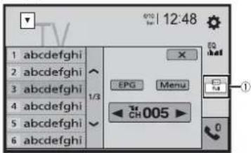 1 abcdefghi 2 abcdefghi 3 abcdefghi 4 abcdefghi 5 abcdefghi 6 abcdefghi 1/3 EPG Menu ← CH005 0 12:48 EQ hall ha ①