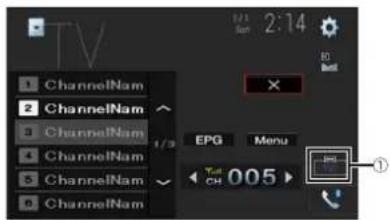 1 ChannelNam 2 ChannelNam 3 ChannelNam 4 ChannelNam 5 ChannelNam 6 ChannelNam 1/3 EPG Menu Ch 005