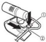PIONEER AVH-Z9150BT - Installation on the steering column - 1