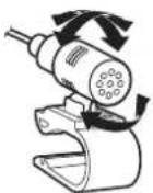 PIONEER AVH-Z9150BT - Adjusting the microphone angle - 1