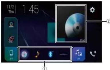 PIONEER AVH-Z9150BT - Uso de las pantallas con listas - 4