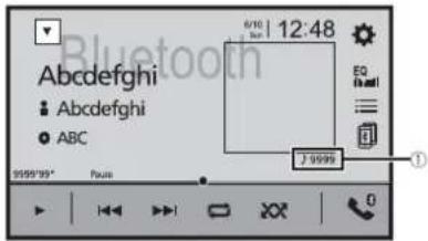 Bluetooth 6/10 12:48 ABC J9999 9599'99" Poin 0