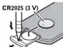 PIONEER MVH-Z5050BT - Preparación del control remoto - 2