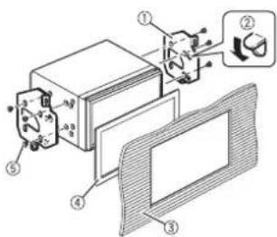 Technical diagram of a device with numbered components and labeled parts, likely illustrating a mechanical or electronic assembly.