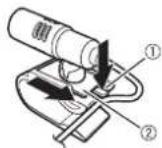 PIONEER MVH-Z5050BT - Installation on the steering column - 1