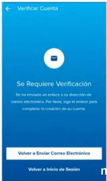 Verificar Cuenta Se Requiere Verificación Se ha enviado un enlace a su dirección de correo electrónico. Por favor, siga el enlace para completar la creación de su cuenta. Volver a Enviar Correo Electrónico Volver a Inicio de Sesión