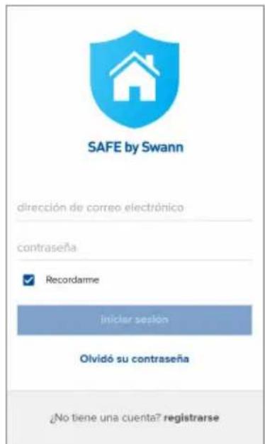 SAFE by Swann dirección de correo electrónico contraseña Recordarme Iniciar sesión Olvidó su contraseña ¿No tiene una cuenta? registrarse