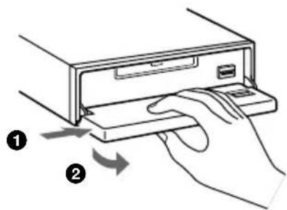 SONY MDX-C6500FP - Detaching the front panel - 1