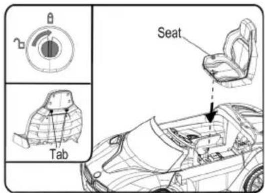 Dynacraft BMW i8 Concept - Seat Assembly - 1