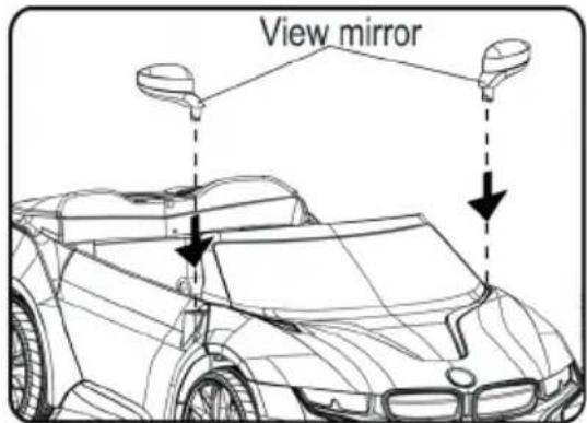 Dynacraft BMW i8 Concept - View Mirrors Assembly - 1