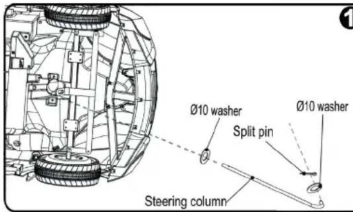 Dynacraft BMW i8 Concept - Steering Column Assembly - 1