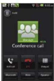 Host Manager with Conference call Add call Edit Help? Bluetooth Make speaker