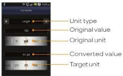 Converter Length 100 nd yd 91.48 on m Unit type Original value Original unit Converted value Target unit