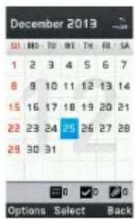 December 2013 S0 H0 B0 M0 T0 R0 S0 1 2 3 4 5 6 7 8 9 10 11 12 13 14 15 16 17 18 19 20 21 22 23 24 25 26 27 28 29 30 31 Options Select Back