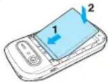 PANTECH Breeze IV - Installing/removing SIM card and battery - 4