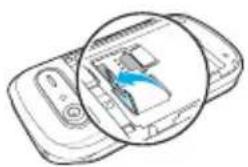 PANTECH Breeze IV - Inserting a memory card - 2