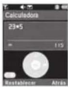 PANTECH C630 - Uso de la calculadora - 1